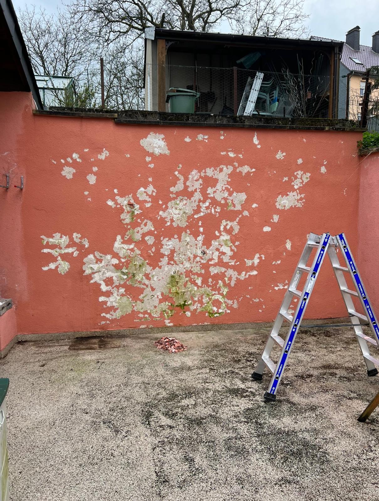 Avant rénovation mur extérieur